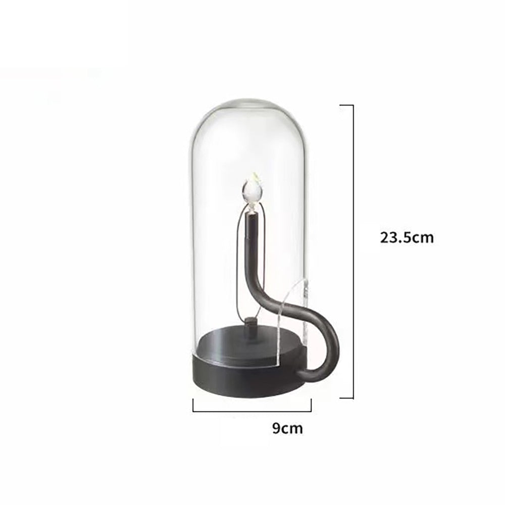 Candle Swing Table Lamp Creative Magnetic Field Atmosphere Bedroom lamp Retro Restaurant
