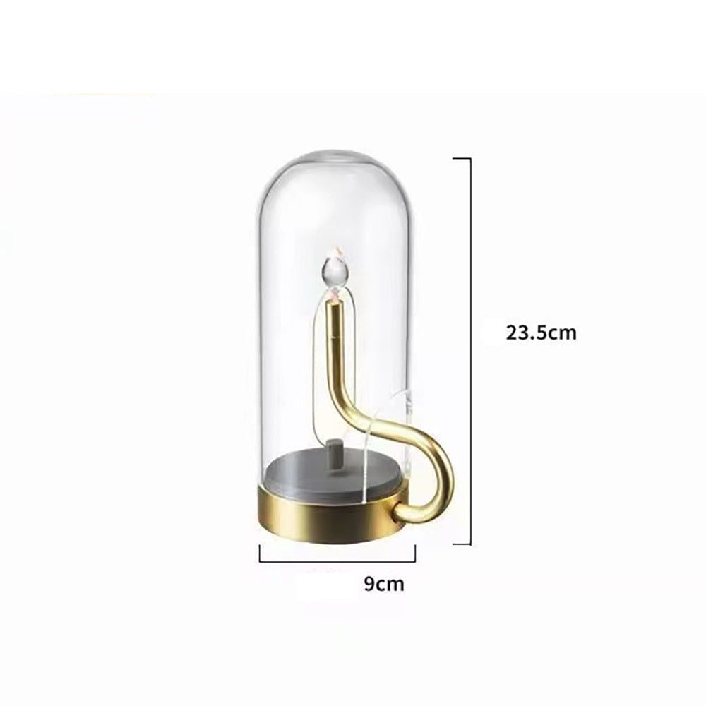 Candle Swing Table Lamp Creative Magnetic Field Atmosphere Bedroom lamp Retro Restaurant