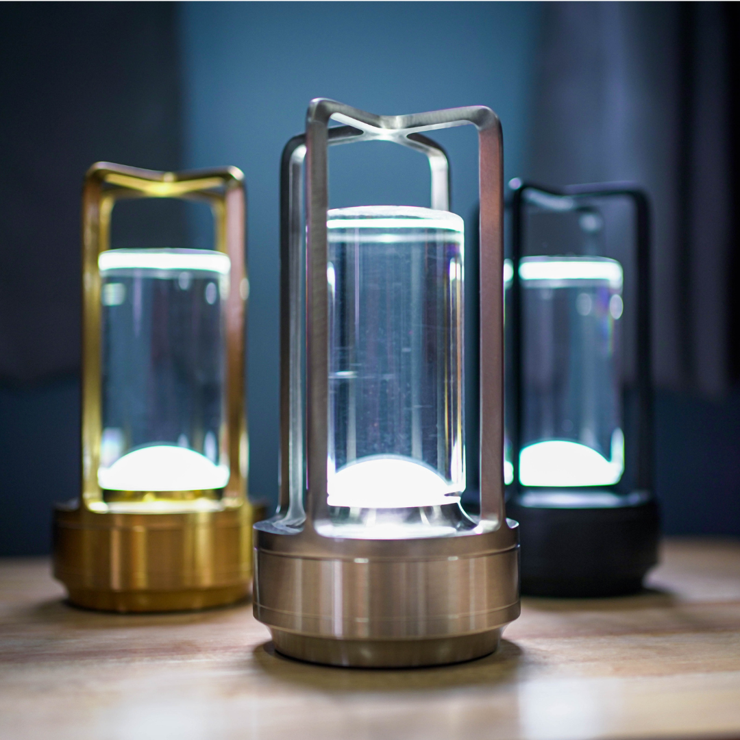 Sigmastore Wireless Crystal Lantern Table Lamp