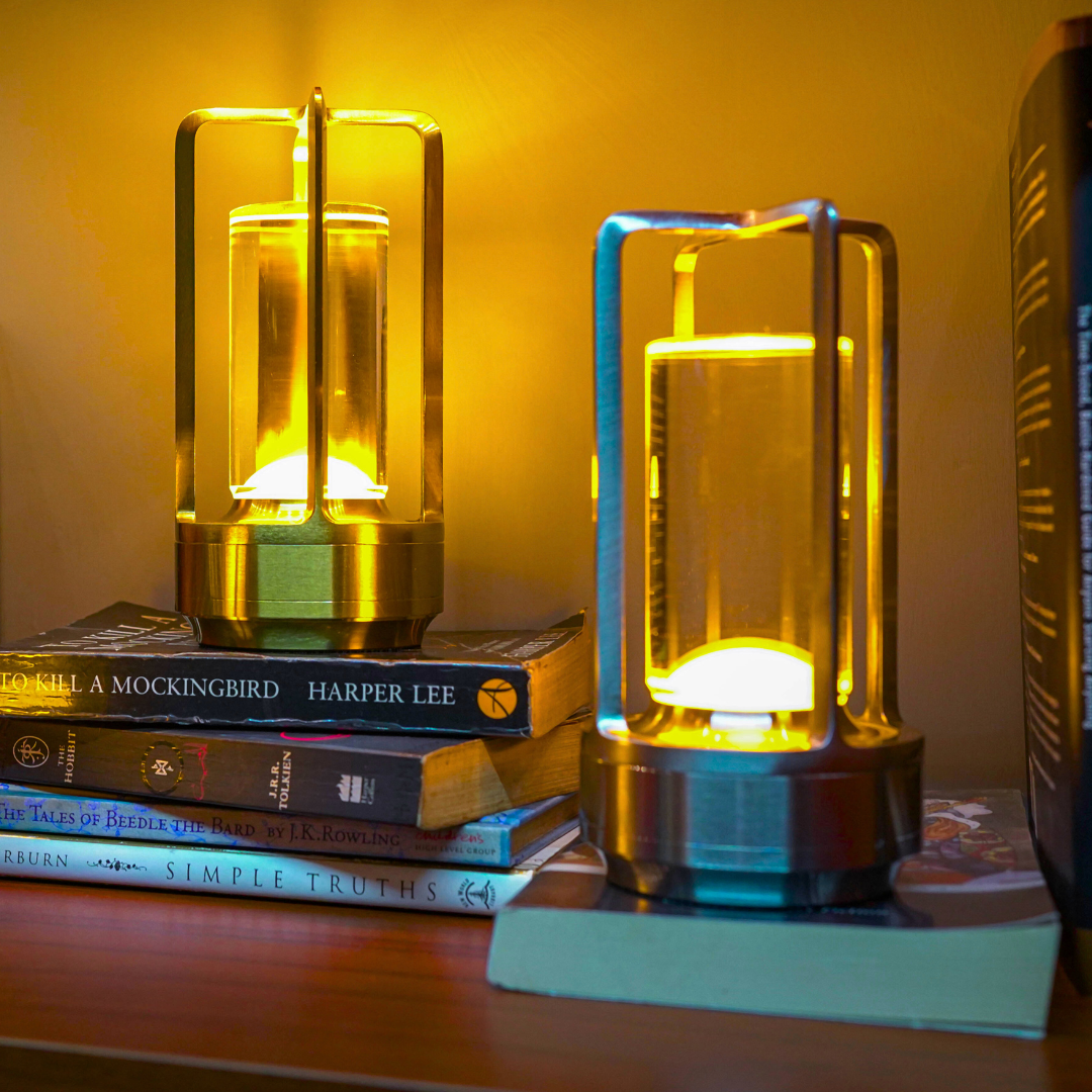 Sigmastore Wireless Crystal Lantern Table Lamp