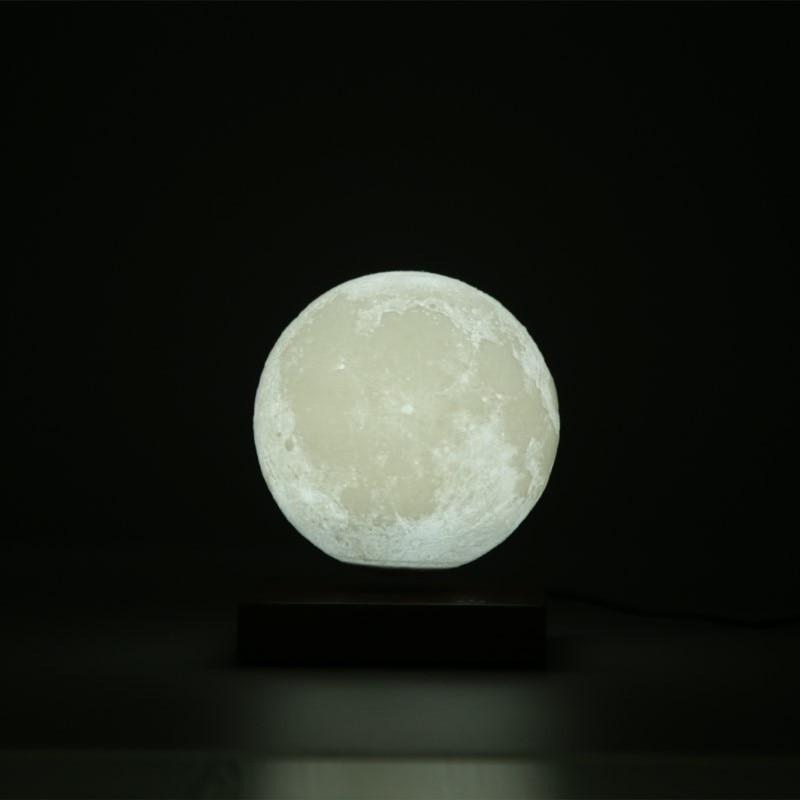 Floating Moon Lamp Spinning and Levitating 3D Moon Light
