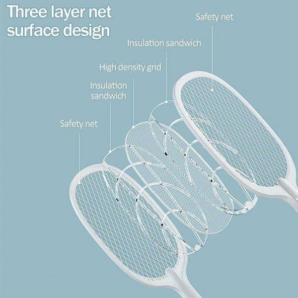 Mosquito Killer 2 in 1 Lamp and Racket - SIGMA STORE