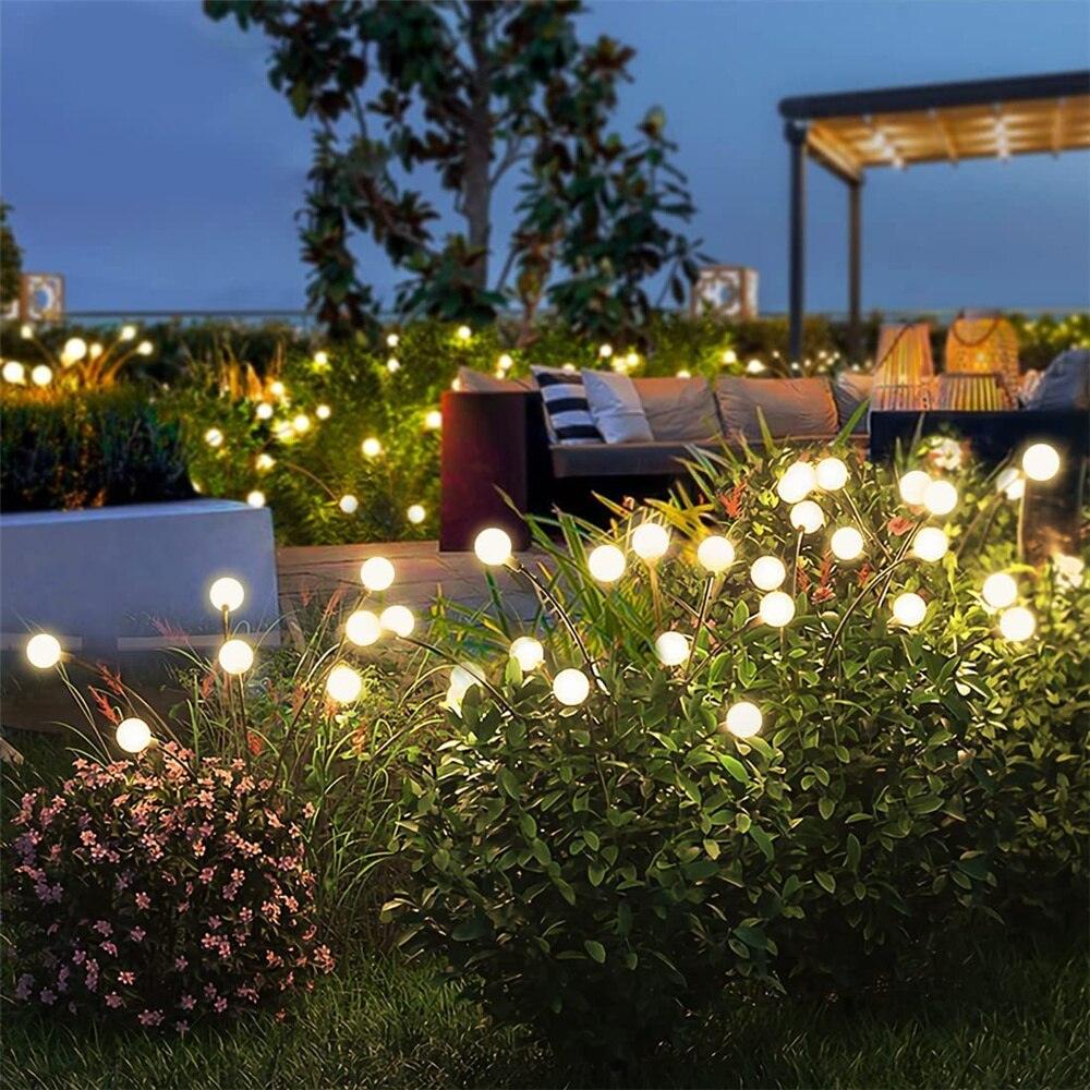 Solar Firefly Sparkle Garden Lights 8 LED