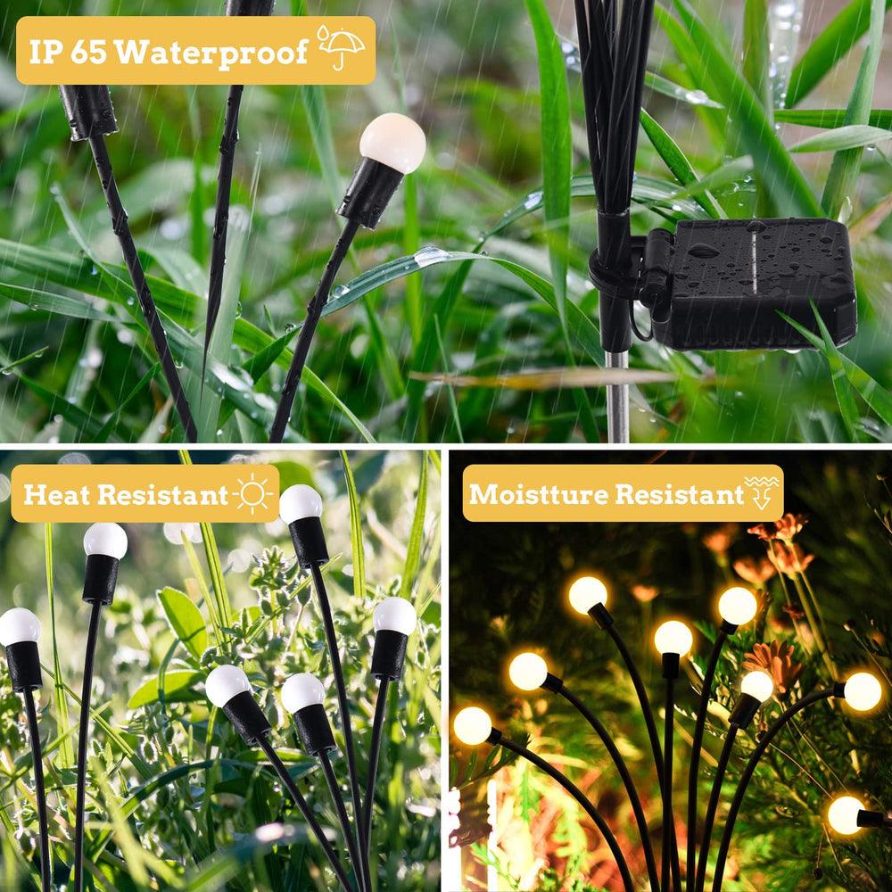 Solar Firefly Sparkle Garden Lights 8 LED