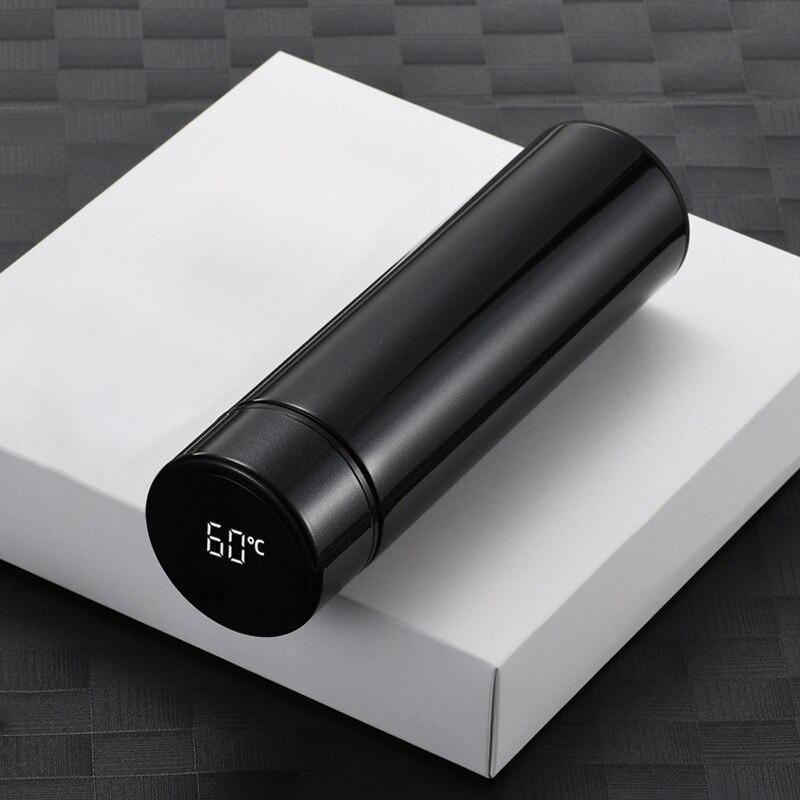 Temperature Display Hot And Cold Flask (Black) 500 Ml - SIGMA STORE